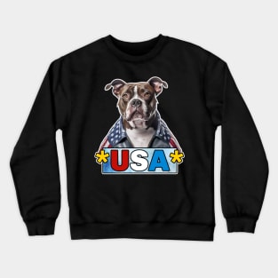 American Bully USA Crewneck Sweatshirt